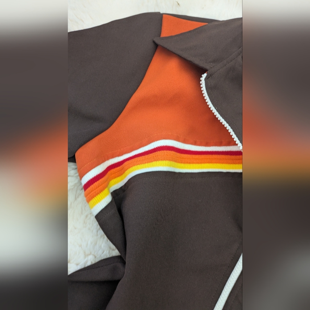 90s Tag Rag Striped Retro Zip Front Shacket - Picture 10 of 11